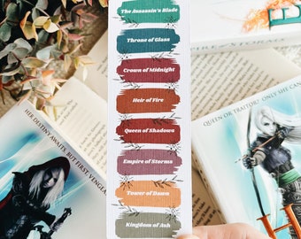 TOG Fantasy Series Linen Bookmark |  Fantasy Bookmark | Book Gift | Fantasy Series Bookmark | Romantasy Bookmark