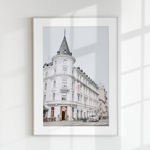 Copenhagen Wall Art, Cafe Print, Coffee Shop, Architecture Photography, Travel Print, Digital Download