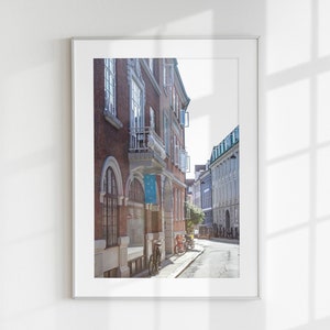 Copenhagen Print, Street Photography, Home Decor, Architecture Photography, Digital Download