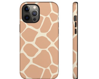 Animal Print Phone Case, Giraffe- iPhone 12 Mini Pro Max, iPhone 11 Pro Max, iPhone X XR XSMax Xs, iPhone 8 Plus, s10, s20