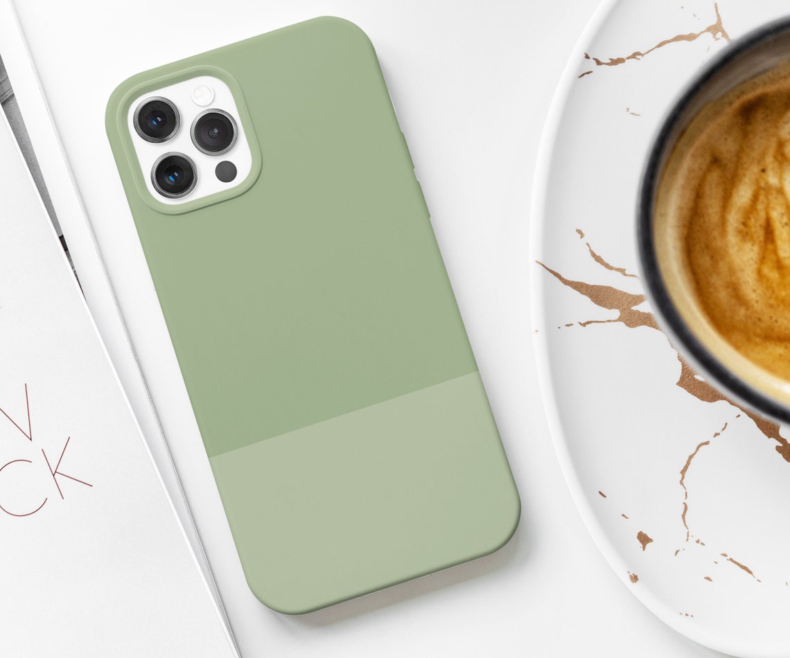 Sage Green Phone Case Aesthetic iPhone 7 8 Plus X Xr Etsy