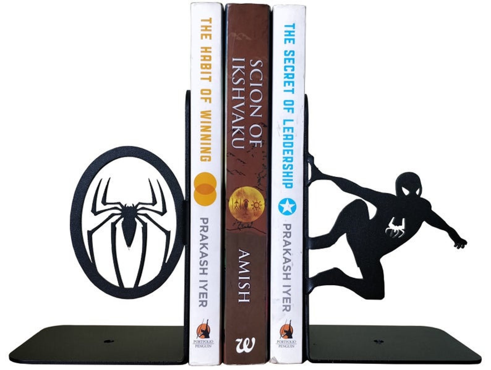 Spiderman Bookends Unique Metal Bookends Marvel Superheroes Etsy