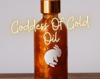 Goddess of Gold - Crown of Success Body Bath Ritual Oil Rich Witch