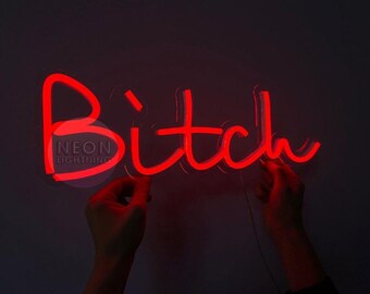 neon desk signs
