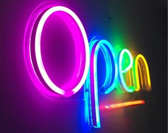 110008 OPEN Chinese Food Bamboo Dim Sum Spring Roll Traditional LED Light Sign