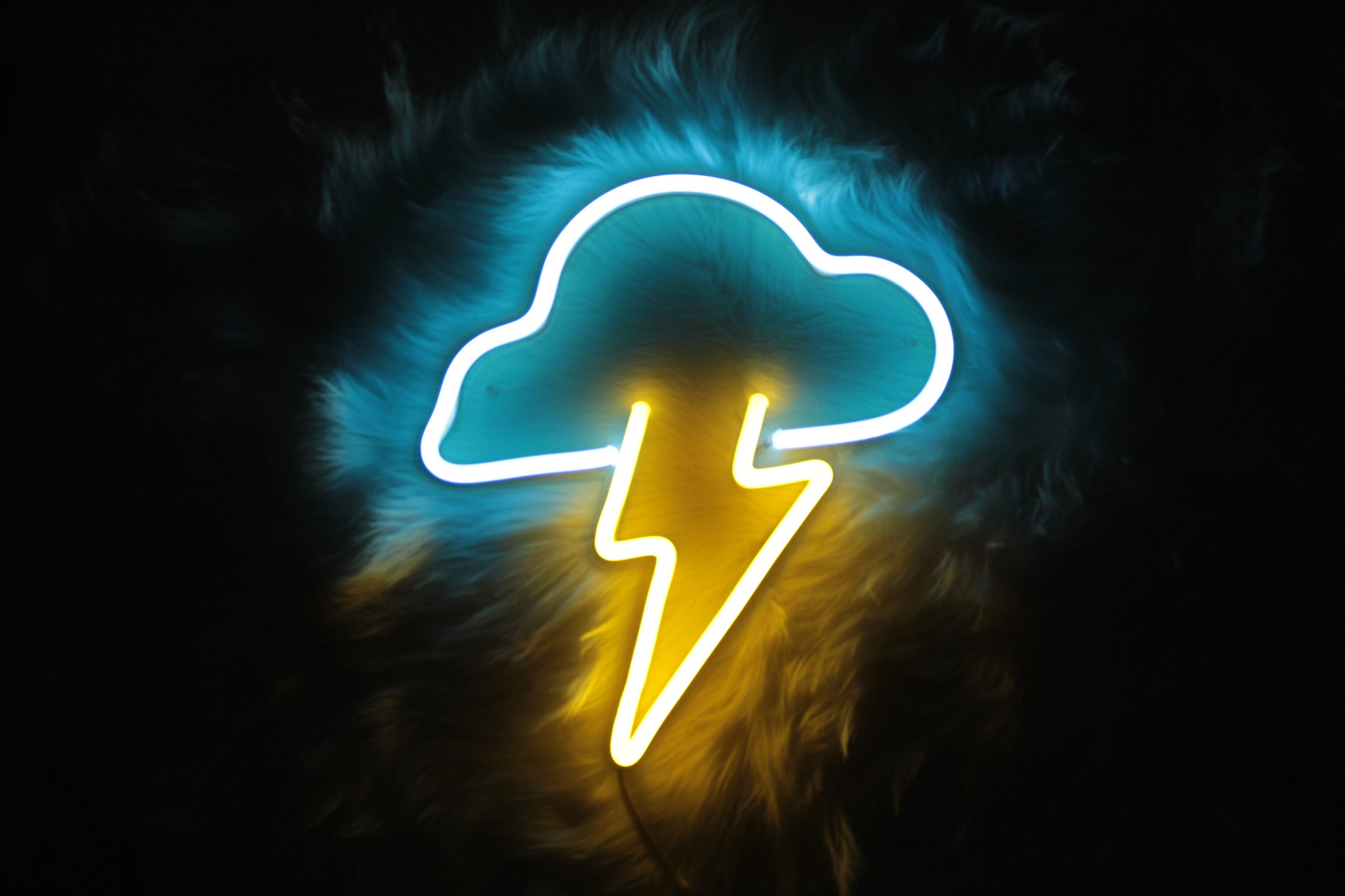 Thundercloud Neon Sign Bedroom Wall Decorations. Led Neon Etsy