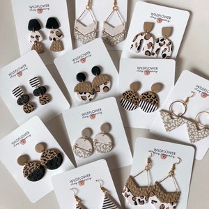 polymer clay earrings