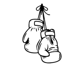 Boxing gloves svg, boxing svg, silhouette cut file, sport svg, boxing, png