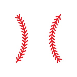 Baseball Stitches Svg, Baseball Laces Svg, Baseball Stitches Cut File, Baseball Stitches Vector, Baseball Laces Cut File