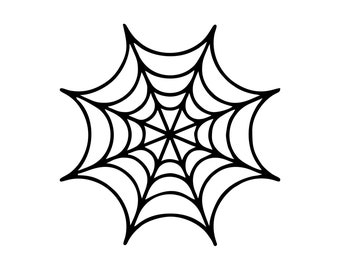 Spider Web Svg - Etsy