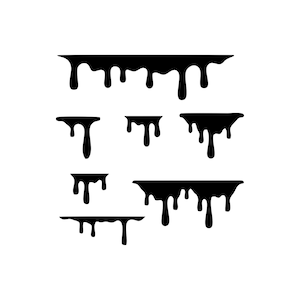 Dripping borders svg, paint drip svg, dripping svg, dripping borders png