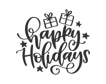 Joyeuses fêtes SVG, Joyeuses fêtes PNG, Joyeuses fêtes, Noël 2023 Noël SVG, téléchargement immédiat