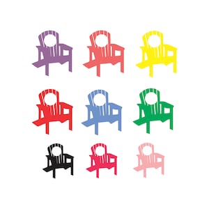 Adirondack Beach Chair Svg, Summer SVG Monogram Frame