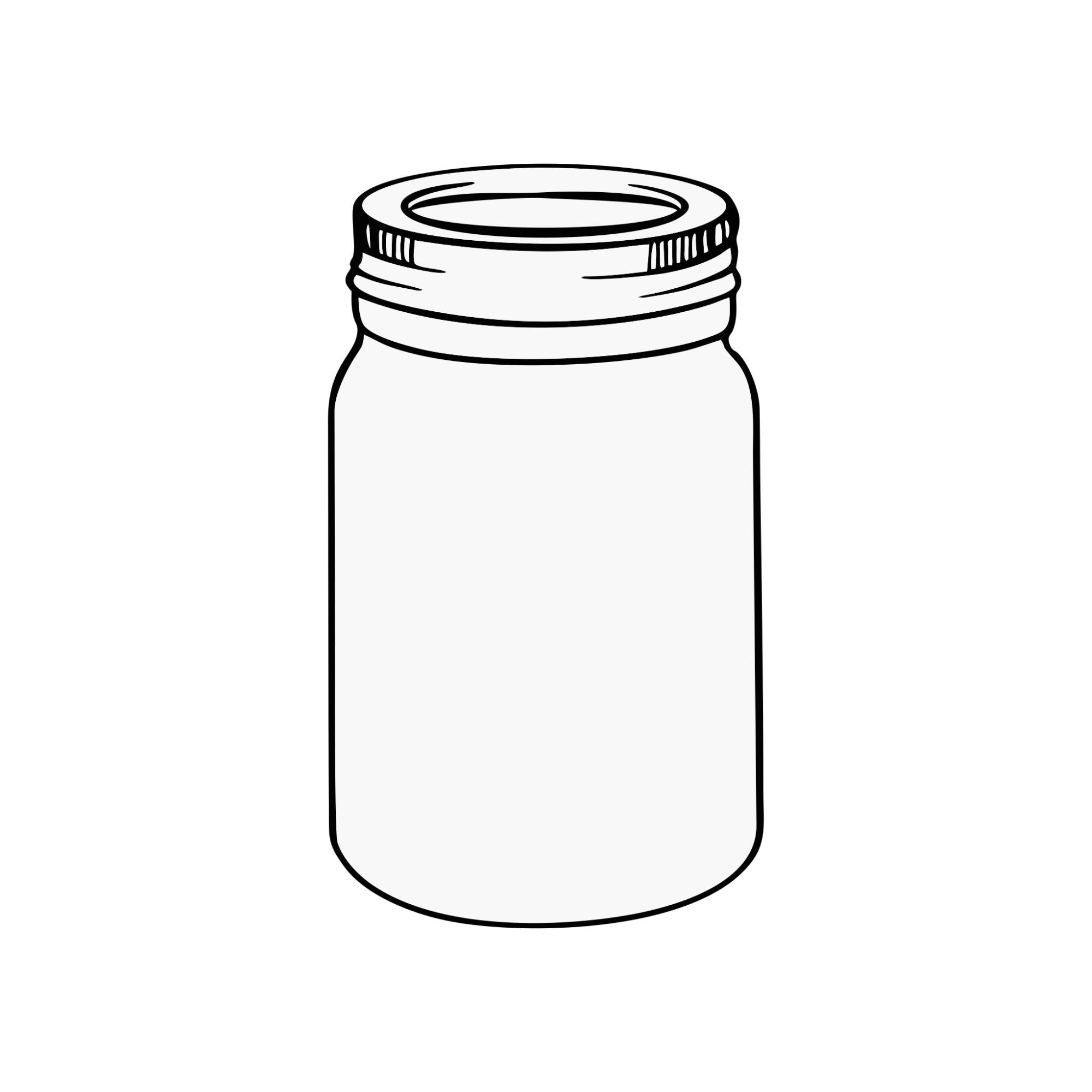Mason Jar Svg Blank Jar Svg Cooking Svg Label Mason Jars Etsy
