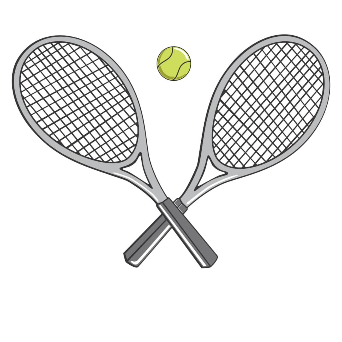 Tennis Ball and Racket Svg / Tennis Ball and Racket Png / Etsy