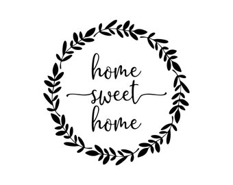 ホーム スイート ホーム svg、ホーム svg、ホーム スイート ホーム、家族 svg、ホーム デコレーション svg、農家 svg、svg、農家の看板 svg、svg ファイル