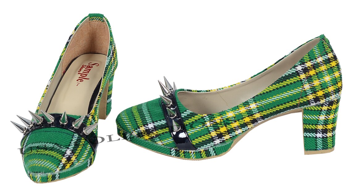 Women Custom Irish Tartan Shoes Scottish Traditional Style
