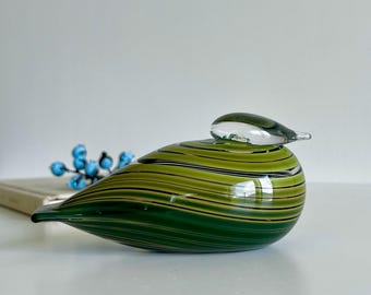 Oiva Toikka Festive Rooster (kukko) Glass Bird 1997 25 Years