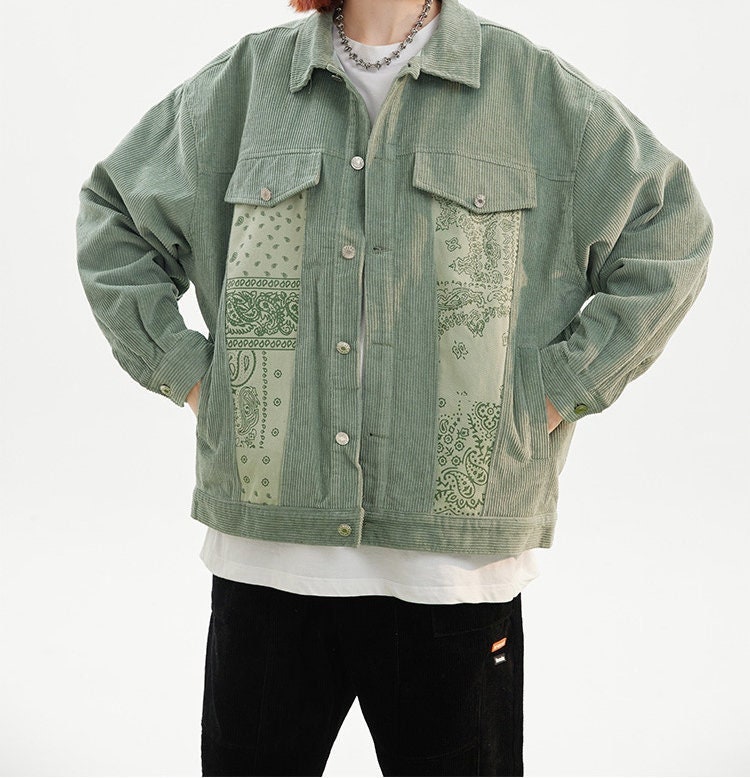 Bandana Denim Jacket - Etsy