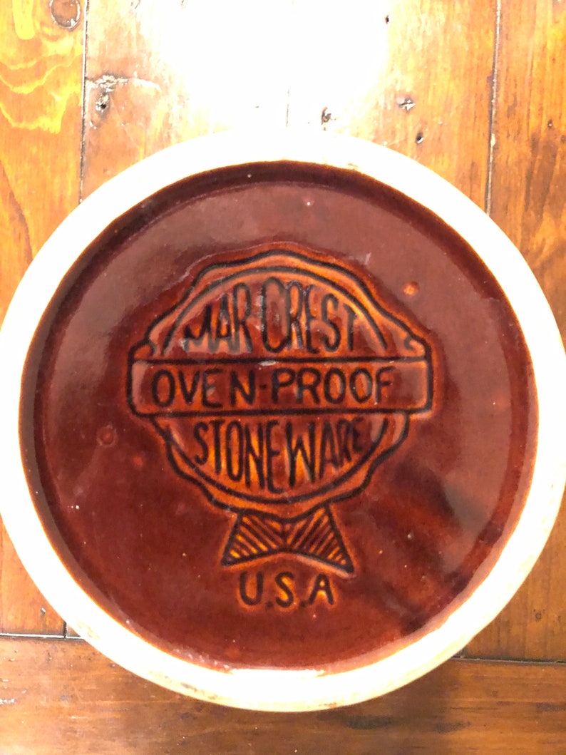 Vintage Marcrest Stoneware Oven Proof Pitcher Daisy Dot Etsy