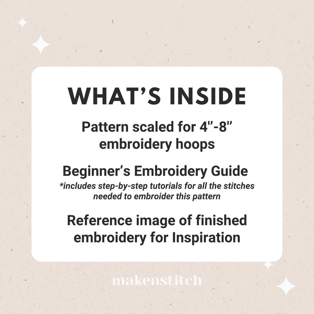 Hanging Plants Embroidery Pattern: Botanical DIY Design (PDF Pattern ...