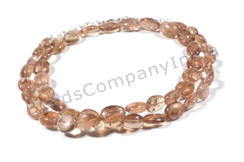 Fluorite Nuggets Strand Natural Orange Fluorite Smooth Nuggets Beads Quality Fluorite Necklace 9x7-10x7 MM SKU#BCI931 107 Cts