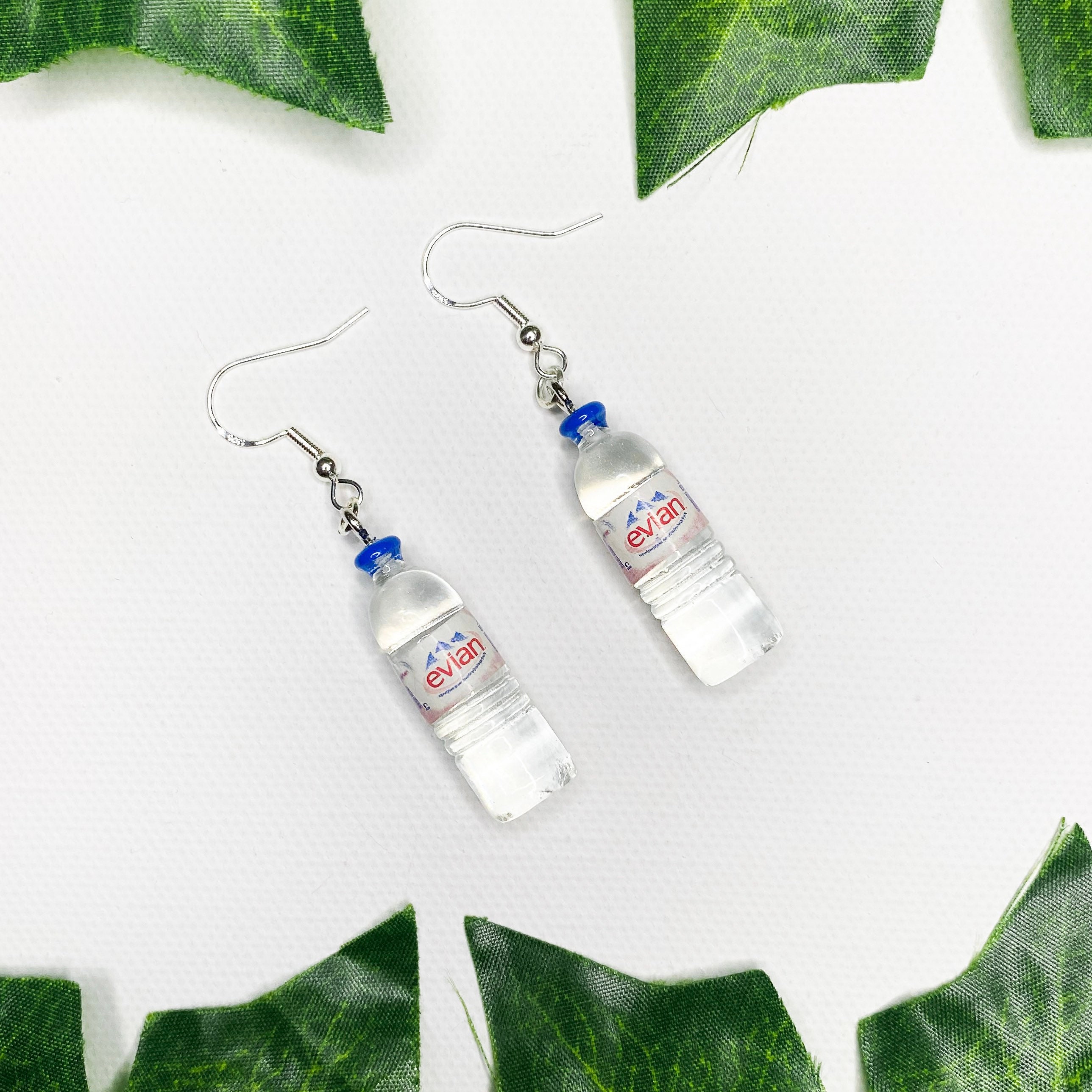 The Tiniest Water Bottle Earrings Etsy