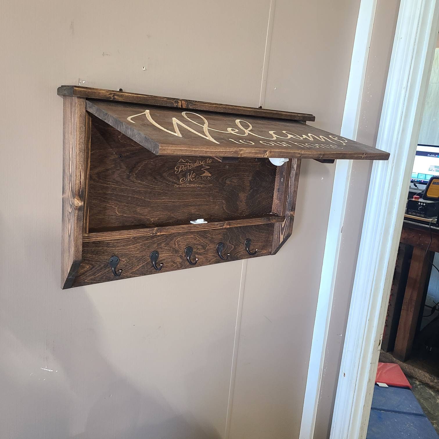 Concealed Coat Rack Hidden Storage