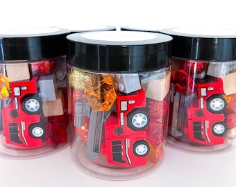 Feuerwehrauto Knetmasse Kit Feuerwehrmann Sensory Kit Party Favor Kids