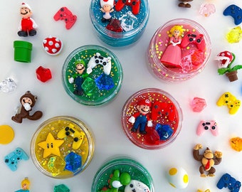 Recuerdos de fiesta de cumpleaños de Mario Kit de plastilina