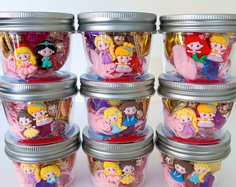 Princess Play Dough, Princess Party Favors, Play Dough Kit, feestartikelen voor meisjes, prinses verjaardag, cadeau voor meisjes, verjaardagscadeaus