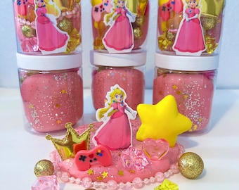 PRINCESS PARTY FAVORS, goodiebags prinsessenfeest, goodiebags gamer verjaardag, Princess Play Dough Kit, Sensory Play Kit, Play Dough-feestgunsten