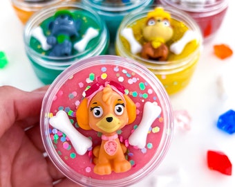 Puppy Playdough Kit, kinderverjaardag, deegpakket, kinderfeestgunsten, zintuiglijk speelgoed, goodiebags verjaardag, deegbedankjes, gepersonaliseerde geschenken