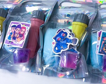 KPOP STARS BIRTHDAY Goodie Bags, Kpop birthday favors, pre filled goodie bags, cute Kpop theme gifts for kids, kids party favors