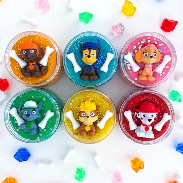 Paw Patrol Playdough Kit, Paw Patrol favors, Paw Patrol birthday, Skye, kids party favors, toys