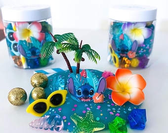 Blue Alien PLAY DOUGH KIT, deegbedankjes, kinderverjaardag, zomerdeegset, goodiebags, kinderfeestartikelen, peuterspeelgoedpotten