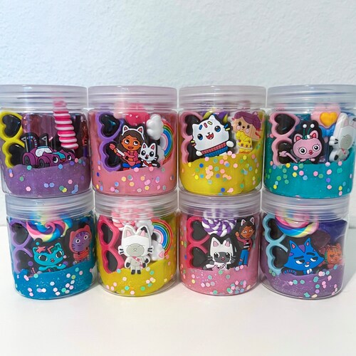 Recuerdos de fiesta con temática de casa de muñecas, recuerdos de fiesta con plastilina, recuerdo de fiesta de cumpleaños con temática de gatitos, regalo de cumpleaños para niña, para mayores de 4 años.