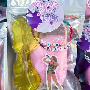 Birthday Era Party Favors,gift,birthday party favor,prefilled party favor bags,friendship bracelets,personalized party favors,girl birthday