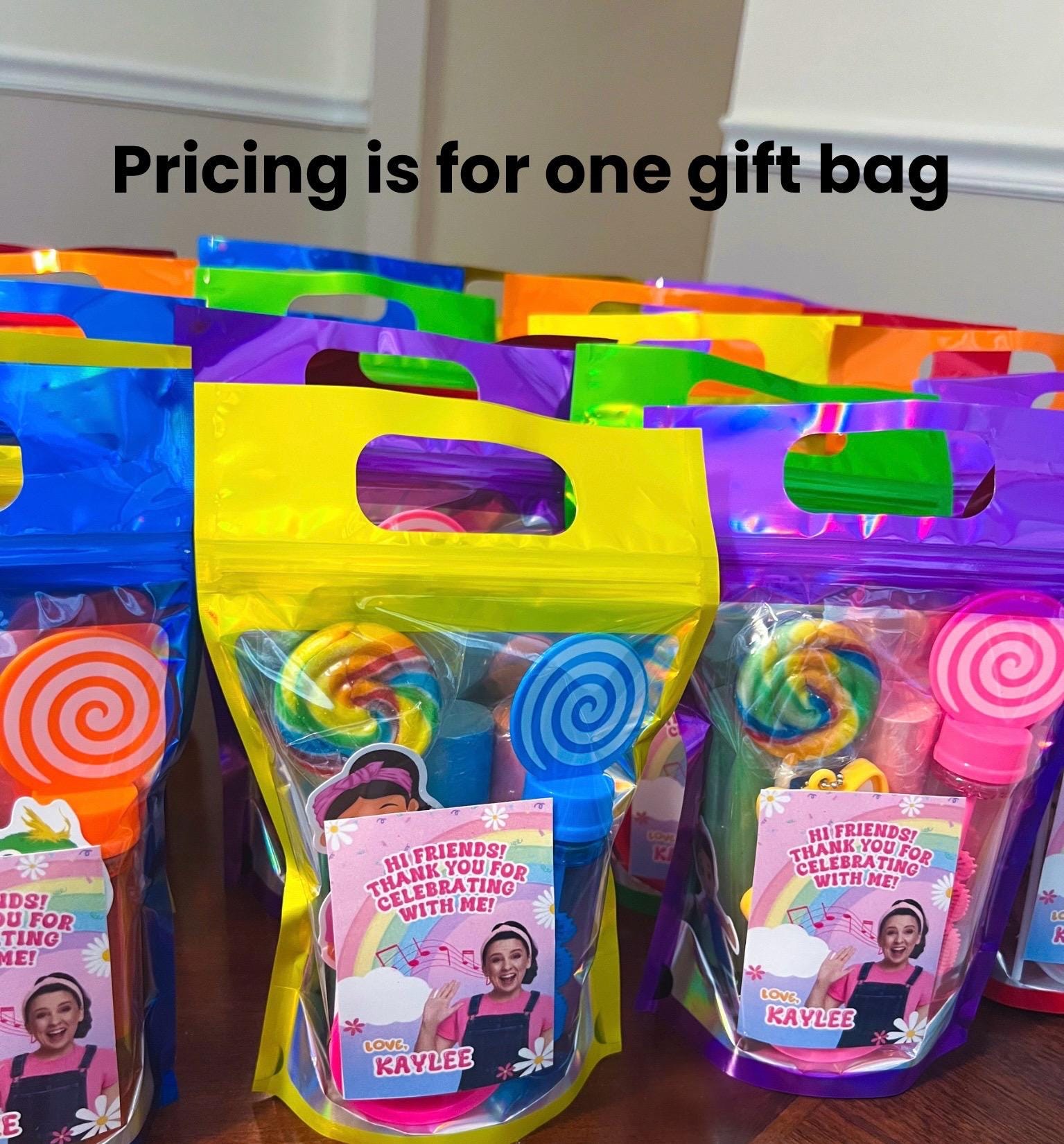 RACHEL PARTY FAVORS Bag - Pre Filled Kids Birthday Goodie Bags ...