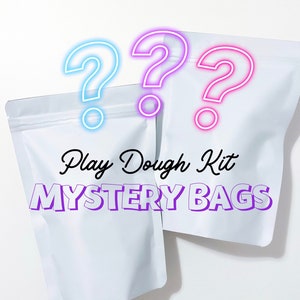 Play Dough Favor Jars,mystery bag,blind bag, gift for kids,mystery box,playdough kit,sensory jars,kids toys,birthday gift,gift for kids