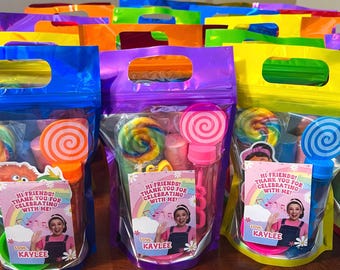 RACHEL PARTY FAVORS-tas - voorgevulde goodiebags voor kinderverjaardag - feestartikelen voor peuters en cadeauzakjes babyverjaardag - goodiebags verjaardag