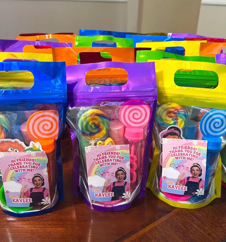 RACHEL PARTY FAVORS Goodie Bags, Pre Filled Kids Birthday Gift Bags ...