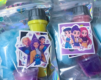KPOP STARS BIRTHDAY-goodiebags, Kpop-verjaardagsbedankjes, voorgevulde goodiebags, schattige Kpop-themacadeaus voor kinderen, bedankjes voor kinderfeestjes