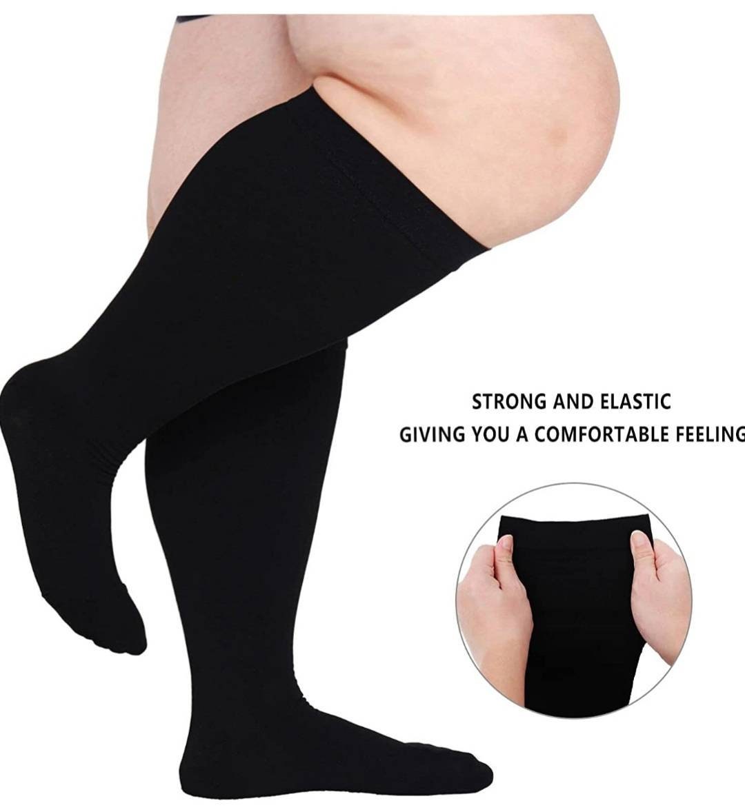 Extra Wide Full Toe Compression Socks Etsy