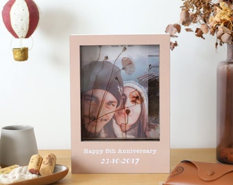 Personalized Wedding Photo Box, Wedding Memories Keepsake Shadowbox, Custom Keepsake Shadow Box, 5th Anniversary Keepsake Couples Gift