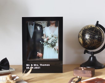 Personalized Wedding Photo Box, Wedding Memory Box, Anniversary Gift for Couples, Custom Keepsake Shadow Box, Love Fund Box, Saving Box