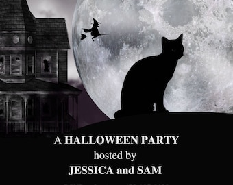 Halloween Party Invite, Halloween Party, Halloween Party Invitation