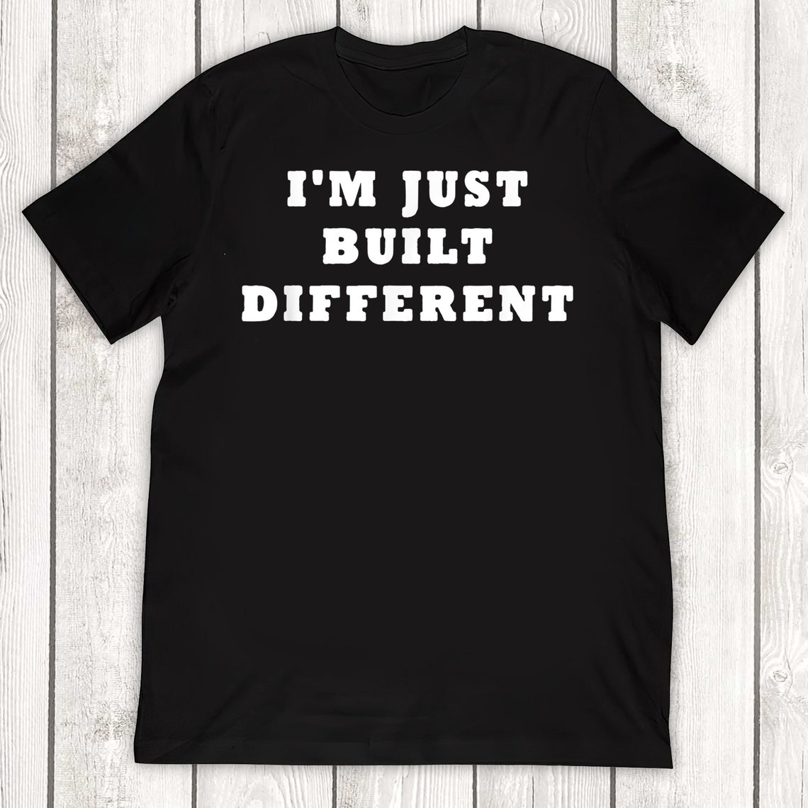 I_m Just Built Different Gift 2021 Funny Shirt Ironic Meme Etsy