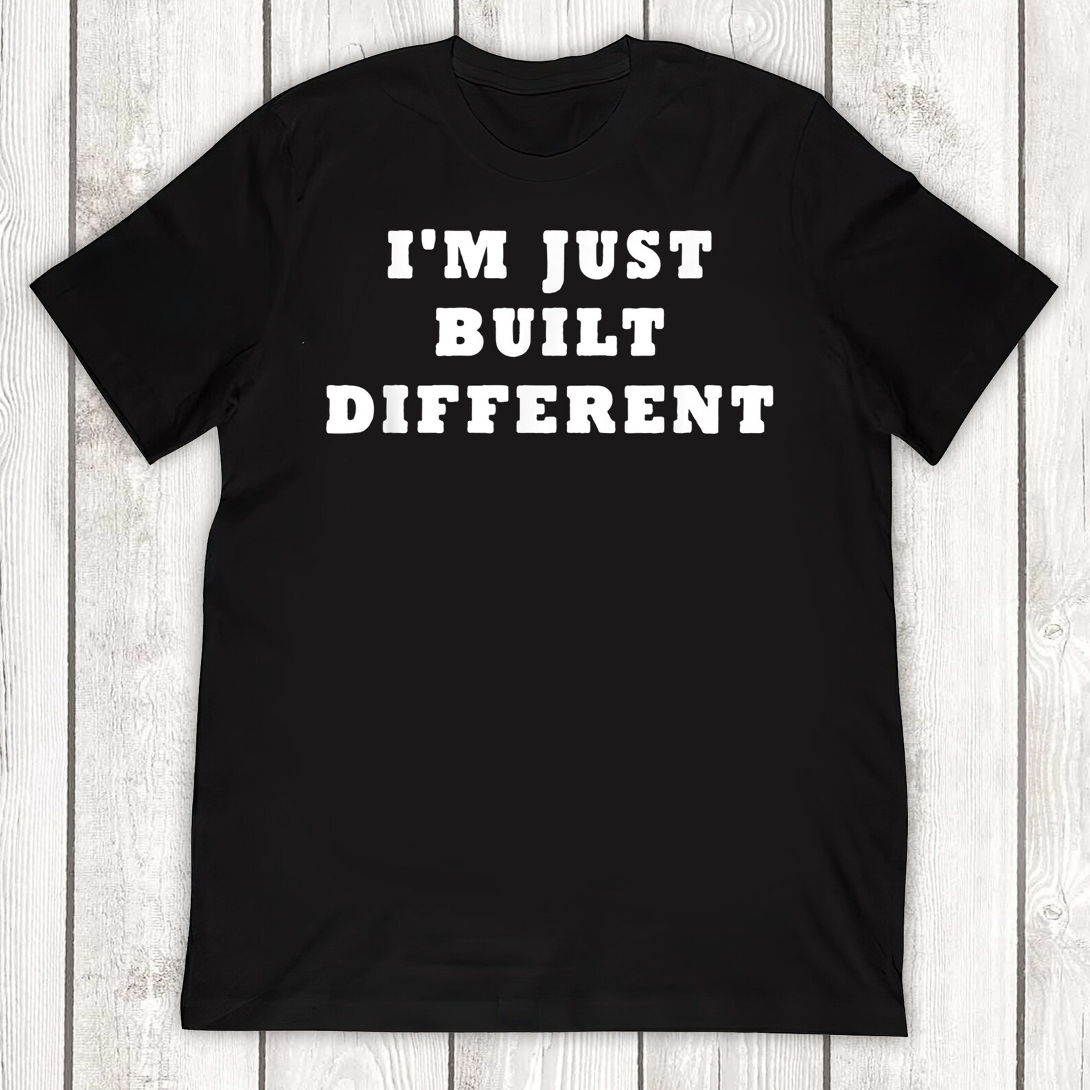 I_m Just Built Different Gift 2021 Funny Shirt Ironic Meme Etsy