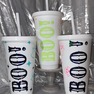 Boo! Halloween Ghost tumbler